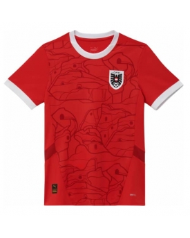 Austria Maglia Gara Casa Repliche Europei 2024 Donna